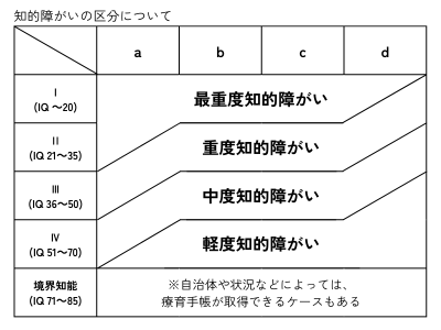 知的障がいの分類について
